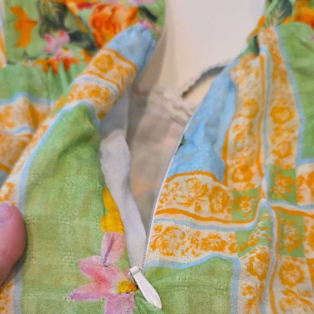 Show Me Your Mumu Peyton Maxi Dress Country Bouquet Floral Patchwork & Lace 2XL - Picture 11 of 12